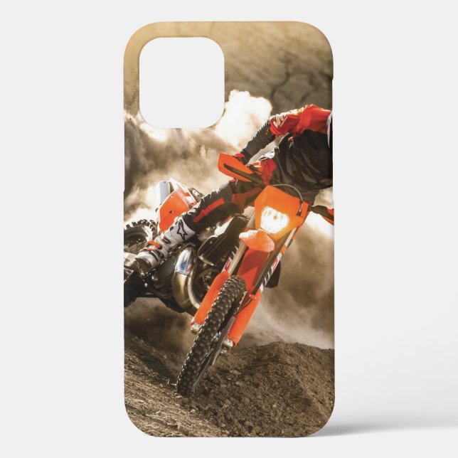 Motocrossfahrer Case-Mate iPhone Hülle (Rückseite)