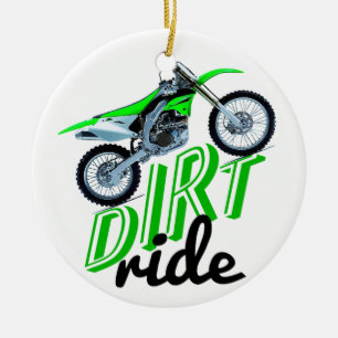 Motocroßsüchtige Keramikornament