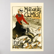 MOTOCYCLES COMIOT Paris Bicycle Theophile Steinlen