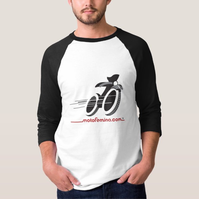 MotoFemina 3/4 HülseRaglan T-Shirt (Vorderseite)