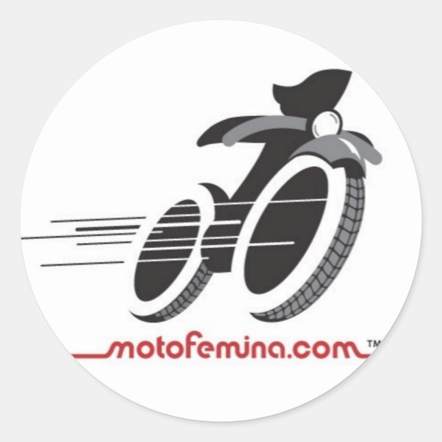 MotoFemina Stickers (Vorderseite)