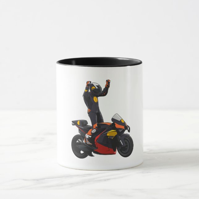 MotoGP KTM realistic style Tasse (Zentrum)