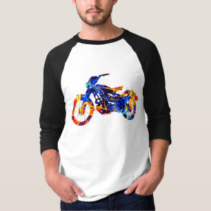 MOTOKROSS - FARBIGE MALERKUNST T-Shirt