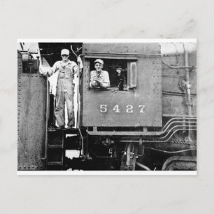 Motor 5427 Vintage-Lokomotivzugmotor Postkarte