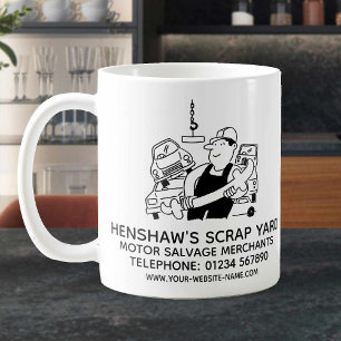 Motor-Altteile-Platz-Geschäftsförderung Kaffeetasse