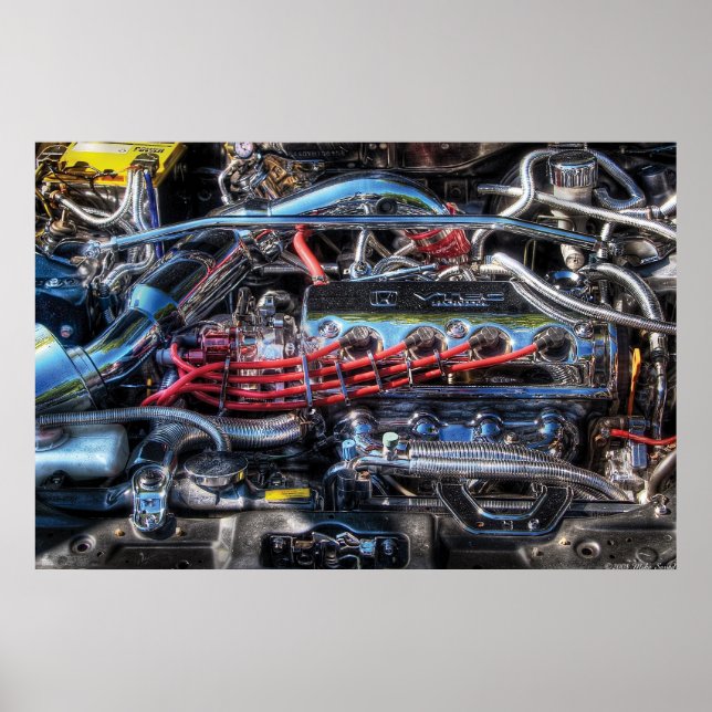 Motor - Autohirn Poster (Vorne)