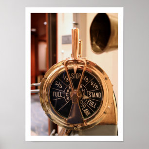 Motor bestellen Telegraph Poster