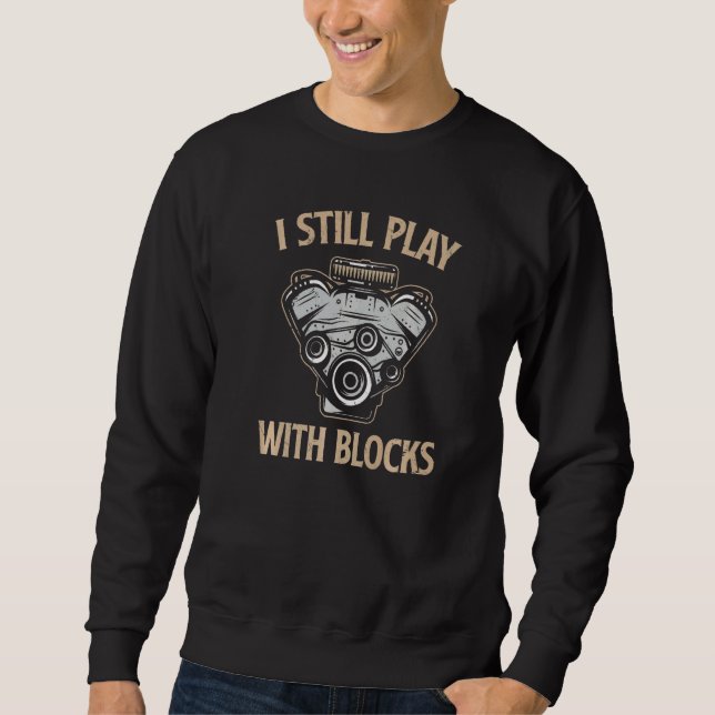 Motor Block I noch mit Blockautomaten Sweatshirt (Vorderseite)
