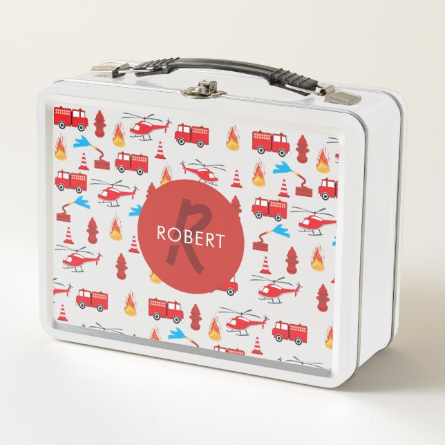 Motor Brigade Monogram Metall Brotdose (Vorderseite)