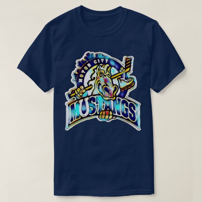 Motor City Mustangs Roller Hockey T-Shirt (Design vorne)