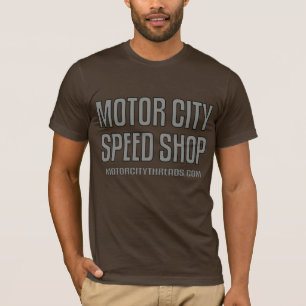 Motor City Speed Shop Zündkerze 3 2Seite T-Shirt