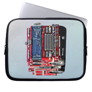 Motor, der die Ecke dreht Laptopschutzhülle