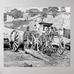 Motor des zivilen Krieges, 1865 Poster