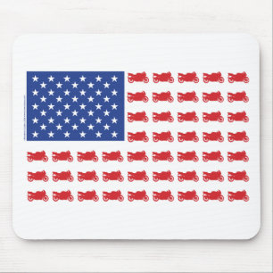 Motor-Fahrrad-Flagge-Sport Mousepad