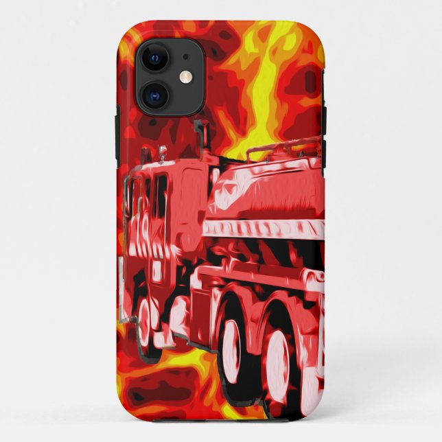Motor-Feueröl gestrichen, Case-Mate iPhone Hülle (Rückseite)