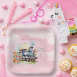 Motor Girl 2. Geburtstag Pappteller