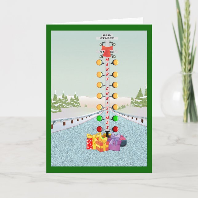 Motor Head Weihnachtskarte Feiertagskarte (Vorderseite)