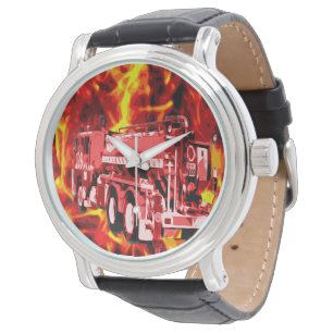 Motor in die Ölgemälde des Feuers, Armbanduhr