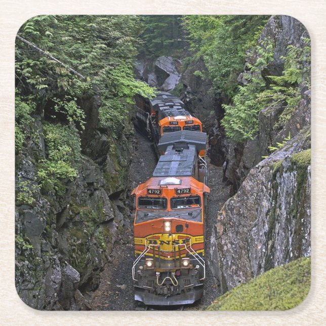 Motor mit Dieselmotor Rechteckiger Pappuntersetzer (Vorderseite)