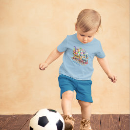 Motor mit Ostereiern beladen Kleinkind T-shirt