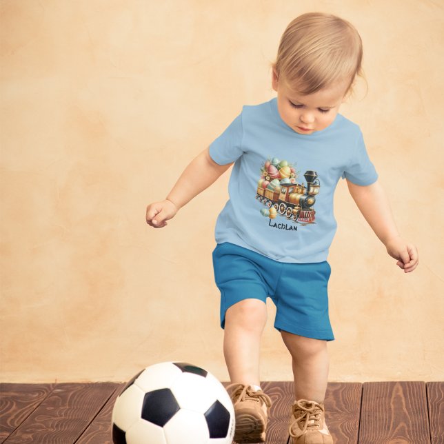 Motor mit Ostereiern beladen Kleinkind T-shirt (Von Creator hochgeladen)