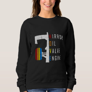 Motor mit Spiegelung Sweatshirt