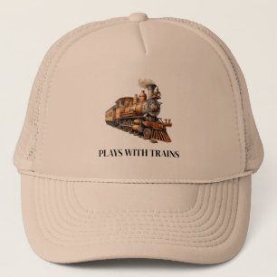 Motor mit Zügen oder Text anpassen Truckerkappe