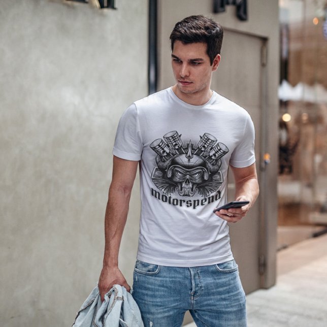 Motor Monster Metal T-Shirt (Von Creator hochgeladen)