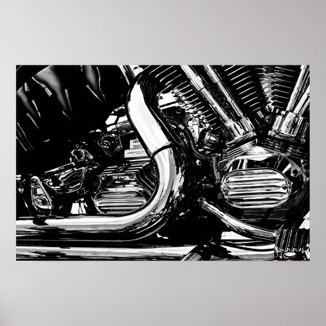 Motor Motor Vector Poster (Vorne)