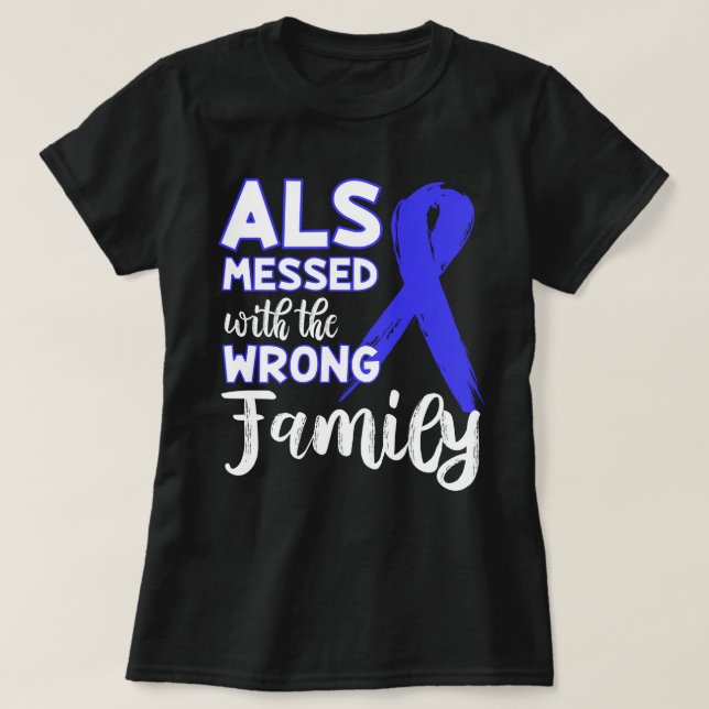 Motor Neuron Disease Awareness Gift ALS Survivor T-Shirt (Design vorne)