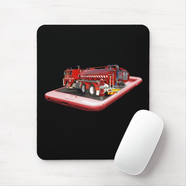 Motor Popout Art, Mousepad (Mit Mouse)