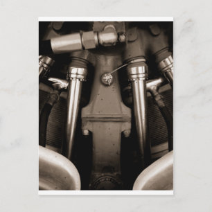 Motor Postkarte
