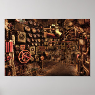 Motor-Raumplakat Poster