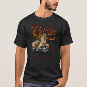 Motor Scooter Classic Moped Rider Geburtstag 1953 T-Shirt