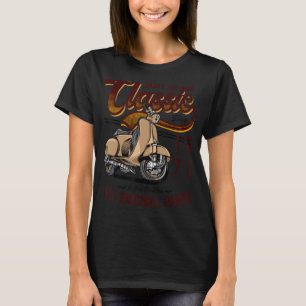 Motor Scooter Classic Moped Rider Geburtstag 1971 T-Shirt
