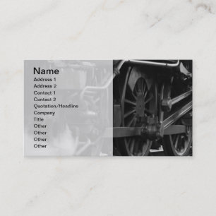 Motor-Triebfahrzeugführer-Visitenkarte Visitenkarte
