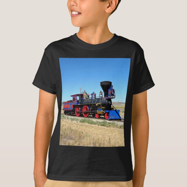 Motor-Triebzug-Foto T-Shirt (Vorderseite)