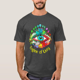 Motor von Unity Helle Rainbow Colors T-Shirt