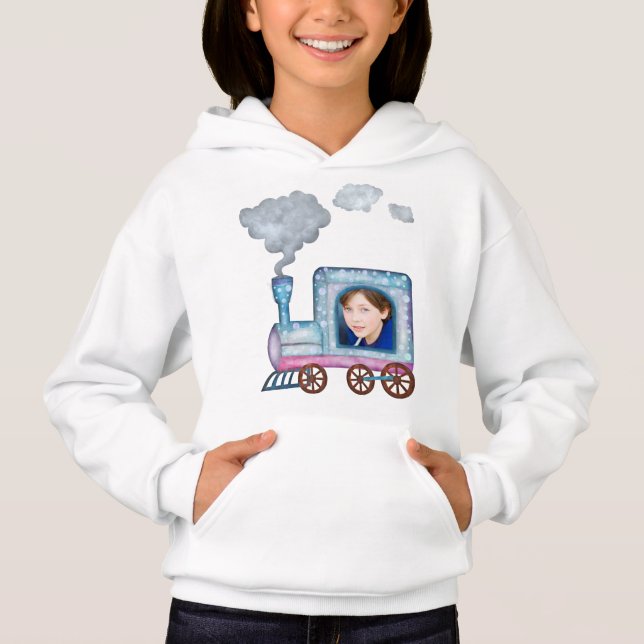 Motor Wasserfarbe niedlich Hoodie (Vorderseite)