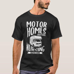 Motor-Zuhause vor dem Krankenwagen Zuhause Motorhu T-Shirt