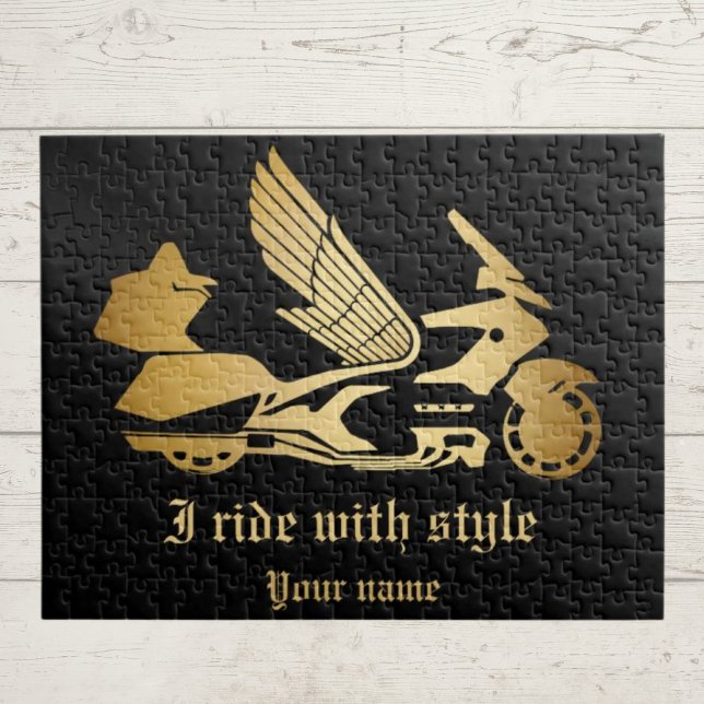 Motorbike motorcycle biker goldwing  puzzle (Von Creator hochgeladen)