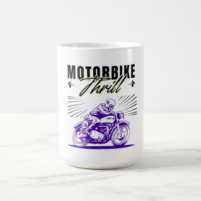 Motorbike Thrill Kaffeetasse (Mittel)
