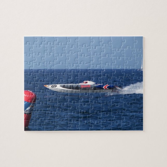 Motorboot Puzzle (Horizontal)
