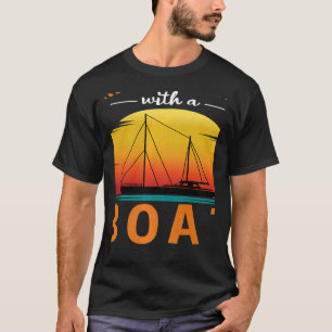 Motorboot Racing Boat Eigentümer Kapitän Motorboot T-Shirt