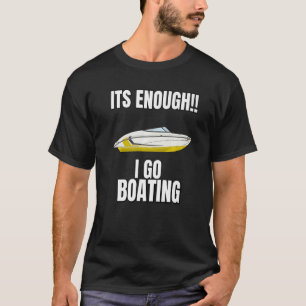 Motorboot Regatta Skipper Bootsbesitzer Kapitän Bo T-Shirt