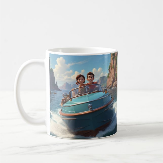 Motorboot Tasse (Links)