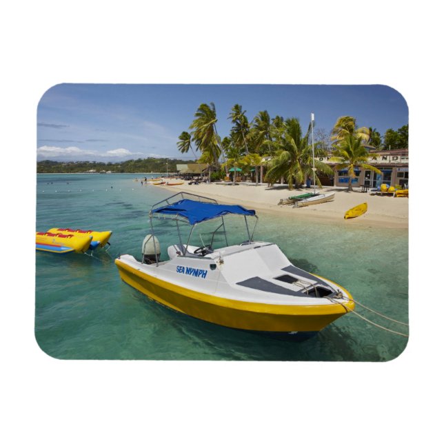 Motorboot und Bananenboot Magnet (Horizontal)
