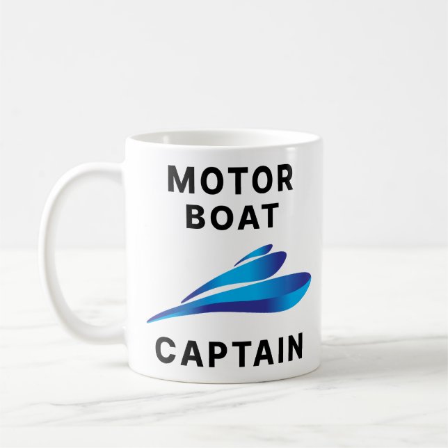 Motorbootführer Kaffeetasse (Links)