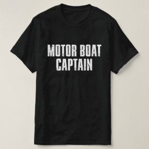 Motorbootkapitän Funny Retro T-Shirt