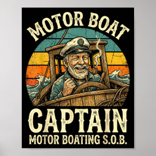 Motorbootkapitän  poster